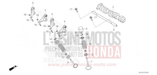 ALBERO A CAMME/VALVOLA CMX1100AR di 2024